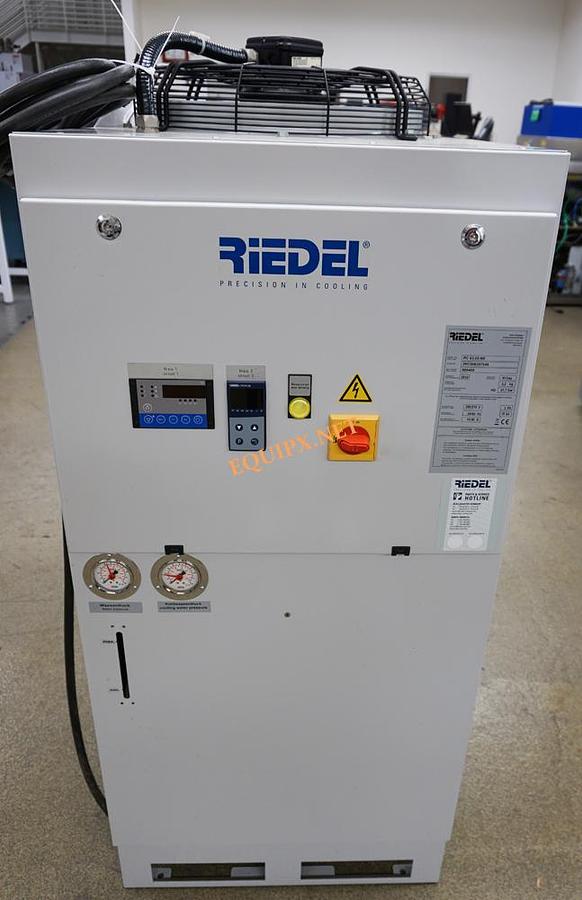 Used Riedel PC 63.02-NE 4 9KW process cooler (2010) with 2 fixed temperature cooling loops