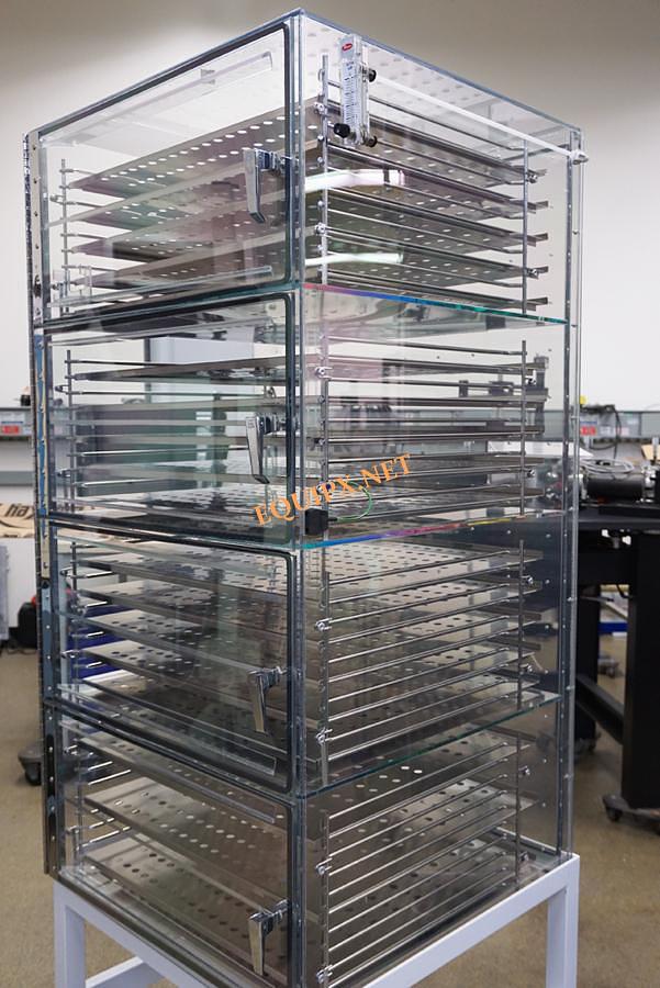 Used TDI International Dessicator with Plenum and static dissipative acrylic