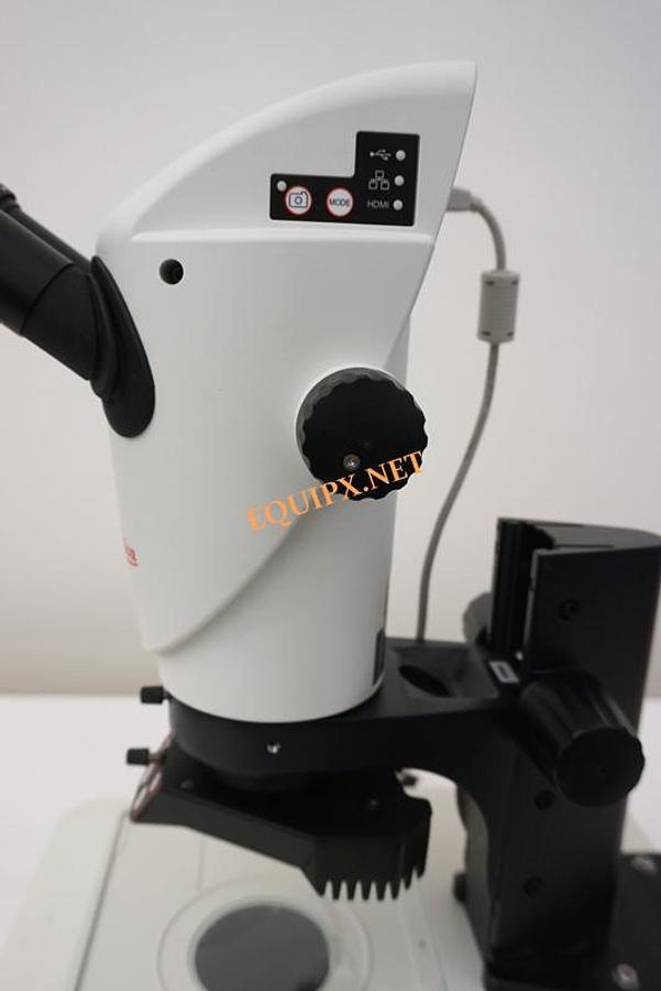 Used Leica S9i stereozoom Microscope with Integrated 10mp digital camera,  Leica LED ringlight and EL3000 Ergo transmitted light base