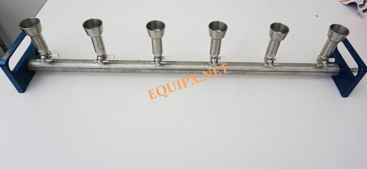 Used Millipore Sigma Stainless 6 Place Manifold Cat no. XX2504700