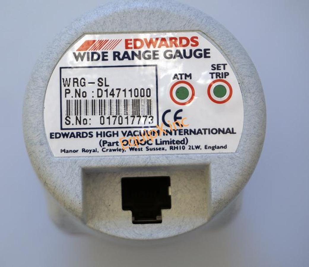 Used Edwards Wide Range Gauge WRG-SL  P.No.D14711000