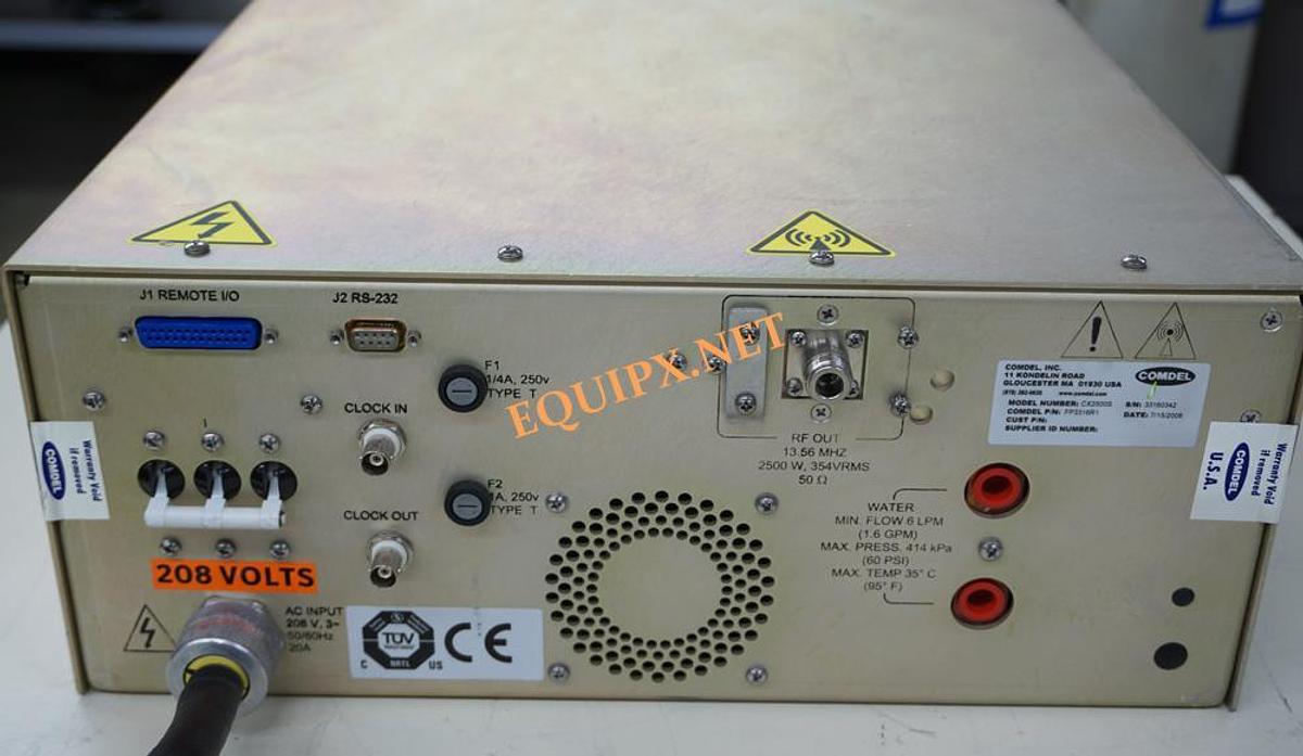 Used Comdel CX2500S 13.56Mhz Rf Plasma Generator NEW UNUSED