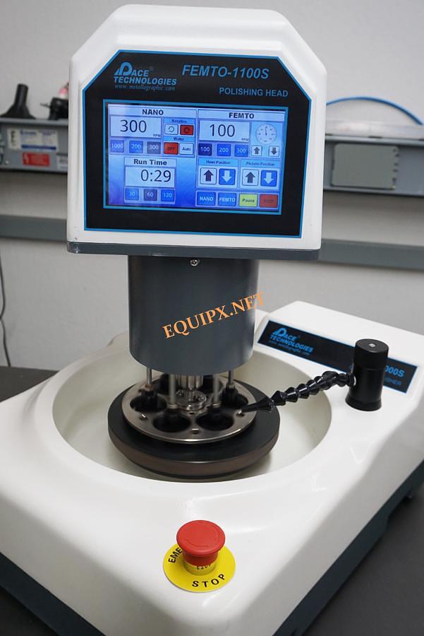 Used Pace Technologies Nano 1000S Polisher with FEMTO 1100S semi-auto polishing head