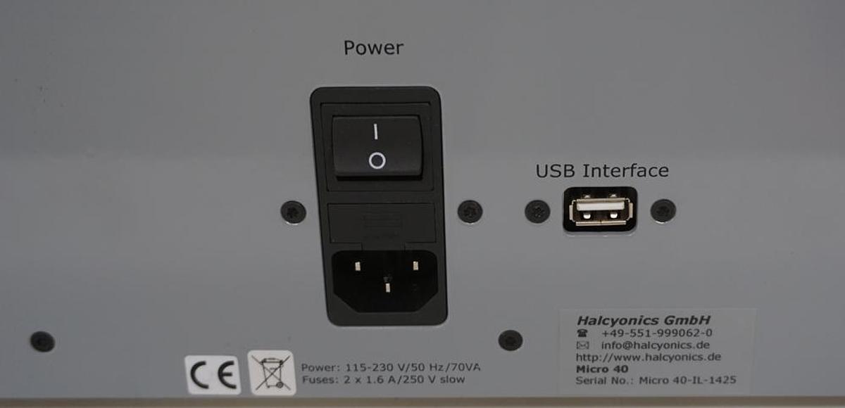 Used Halcyonics Micro 40 active vibration isolation platform 17.6"x16"