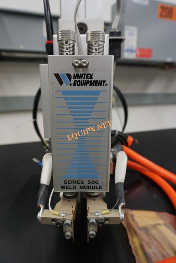 Used Unitek Miyachi EZ Air 508 medium force parallel gap pneumatic weld head