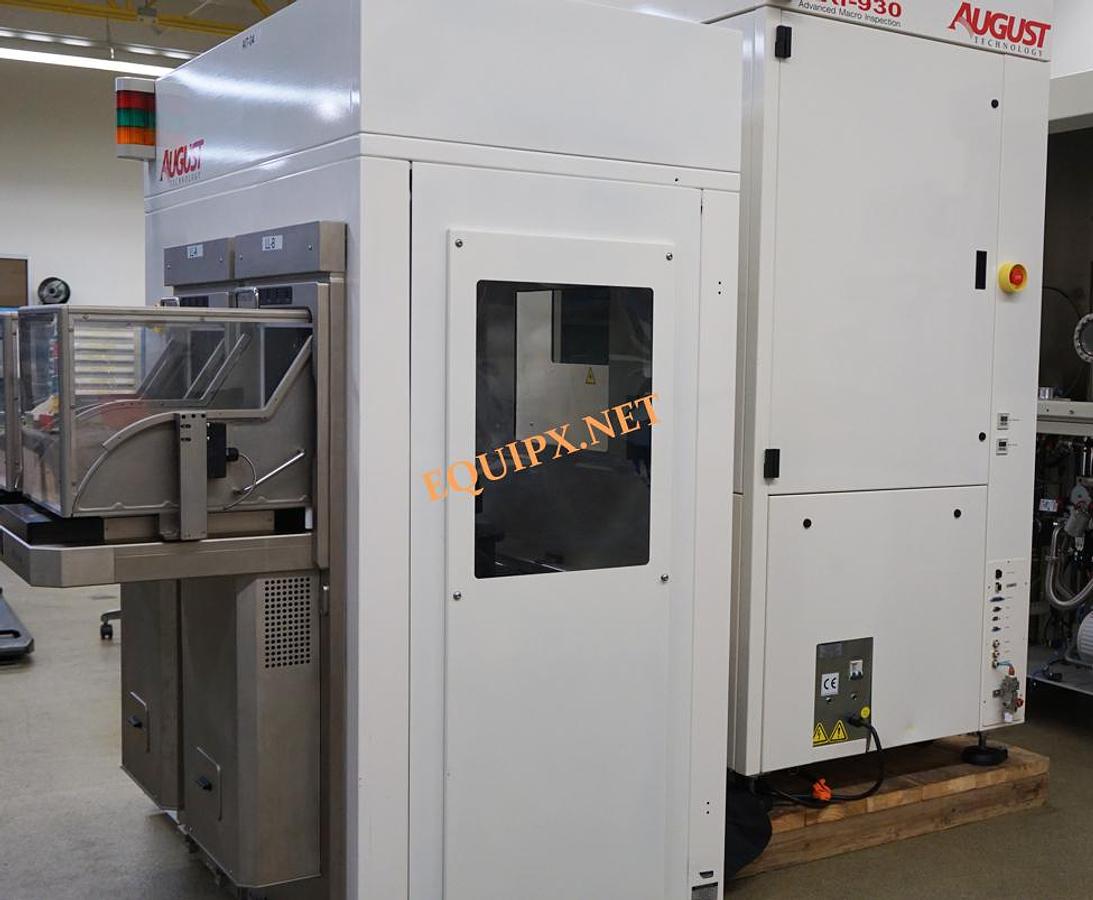 Used August Technologies AXI-930 Macro Defect inspection tool with dual load ports