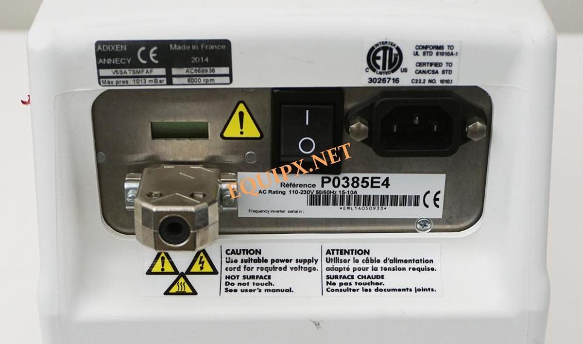 Used Adixen ACP15 multistage roots pump 8.2CFM