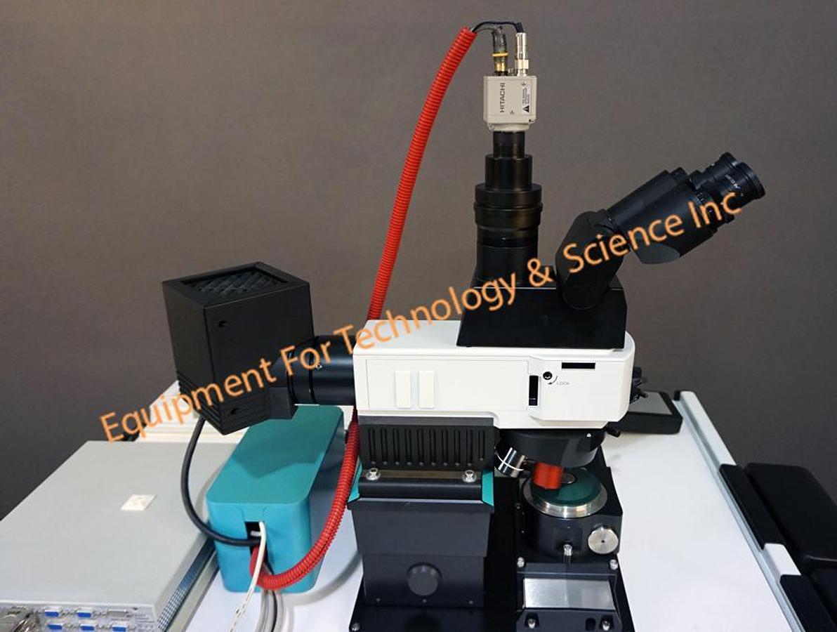 Used Olympus-Micos BXFM inspection system with ultra high precision PI Micos motorized X, Z, and theta stage