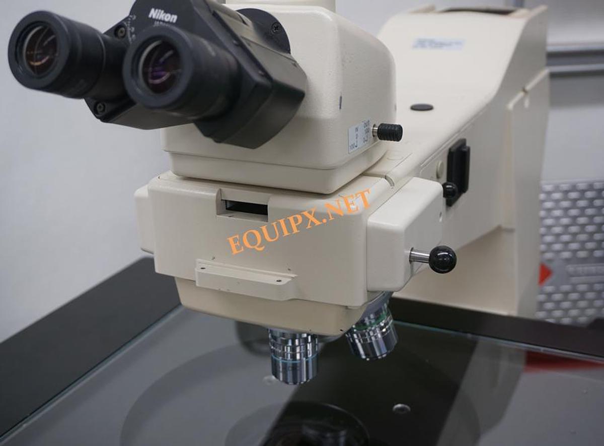 Used Nikon Optiphot 300 with reflected and transmitted light and 10x14 XY stage travel