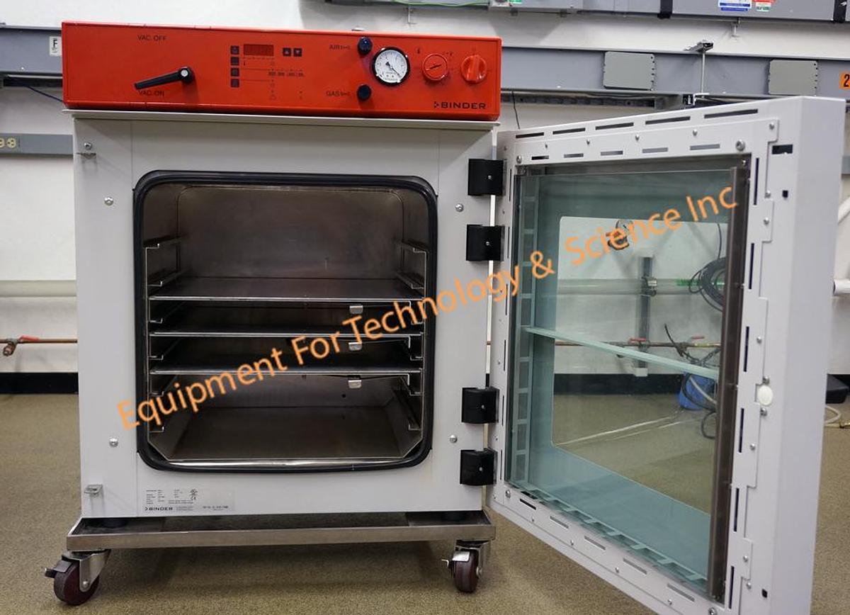 Used Binder VD 115 vacuum oven, max 200C (392F), 4.2cuft
