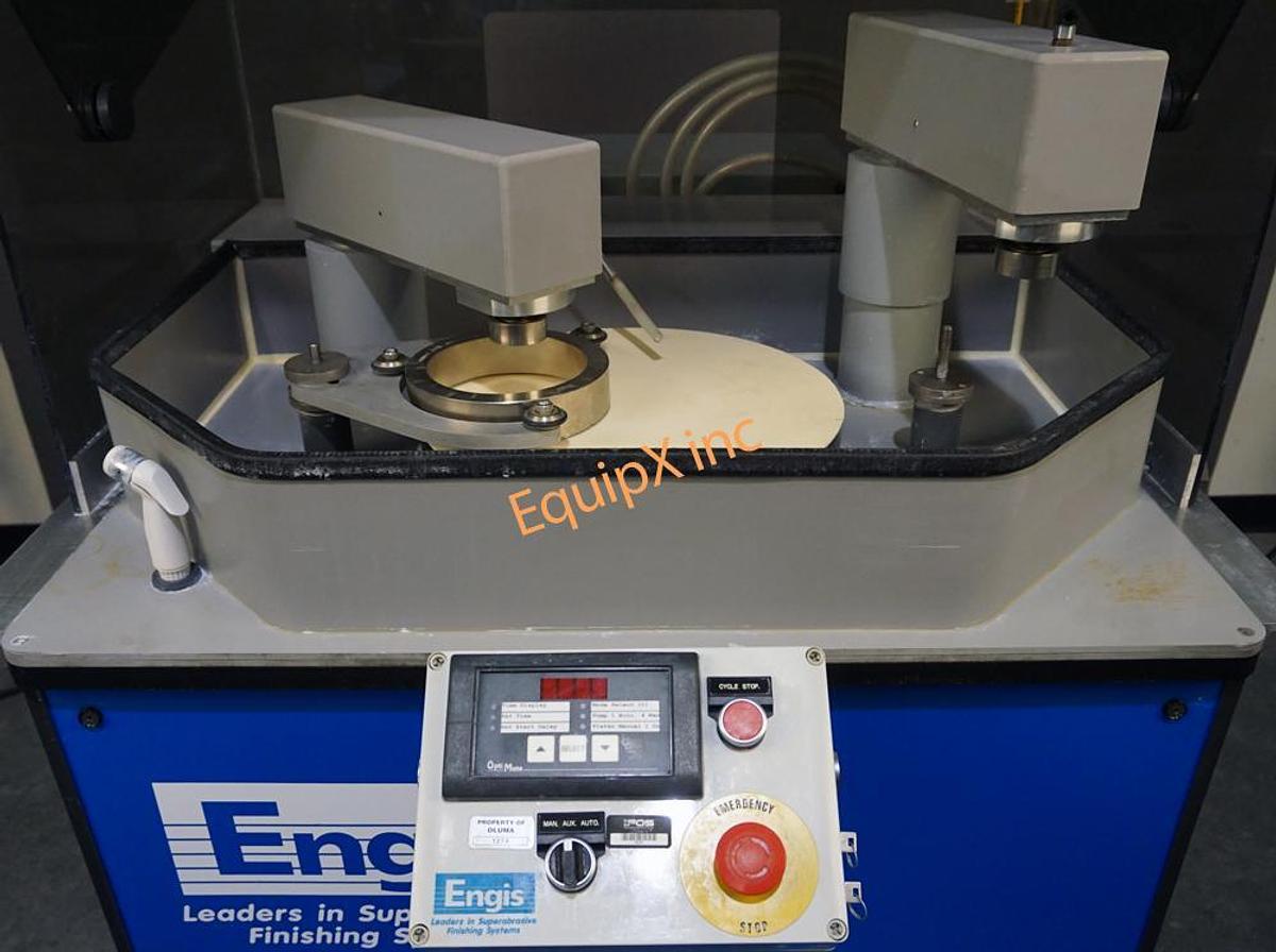 Used Engis 16" lapping machine and plate charger model 16SPCS115