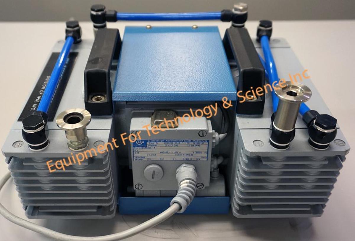 Used Vacuubrand MD4 2 stage diaphram vacuum pump 3.5m3/hr (2cfm)