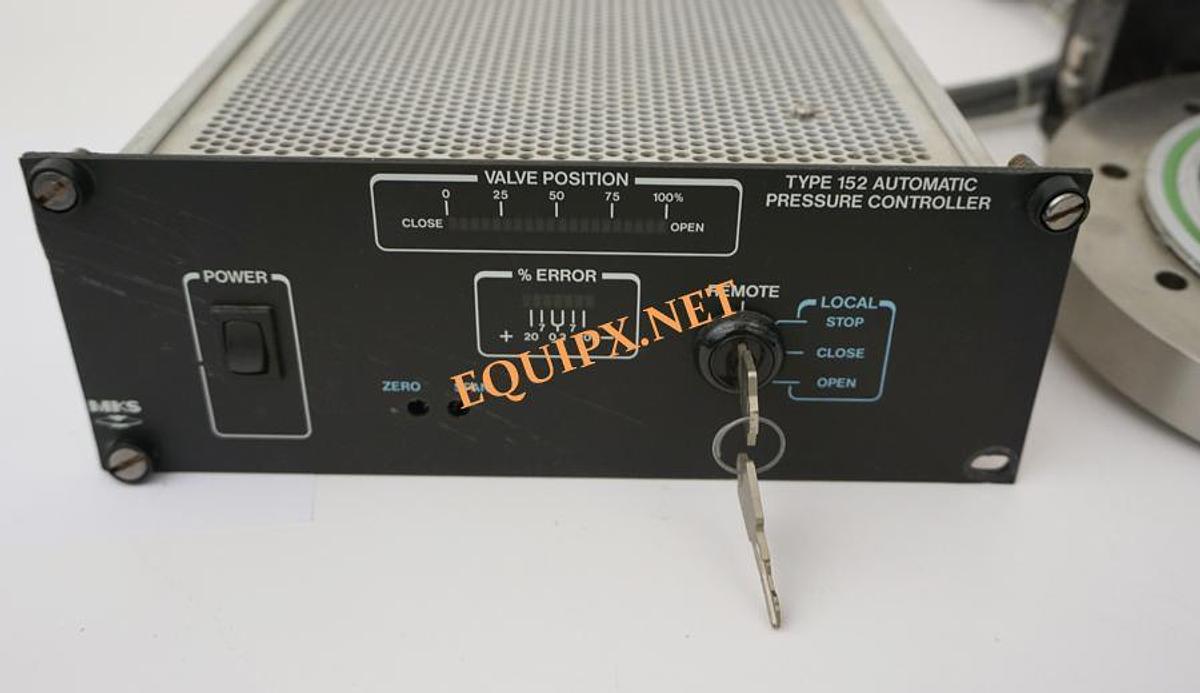 Used MKS 152 auto pressure controller with 253B ISO 100 throttle valve