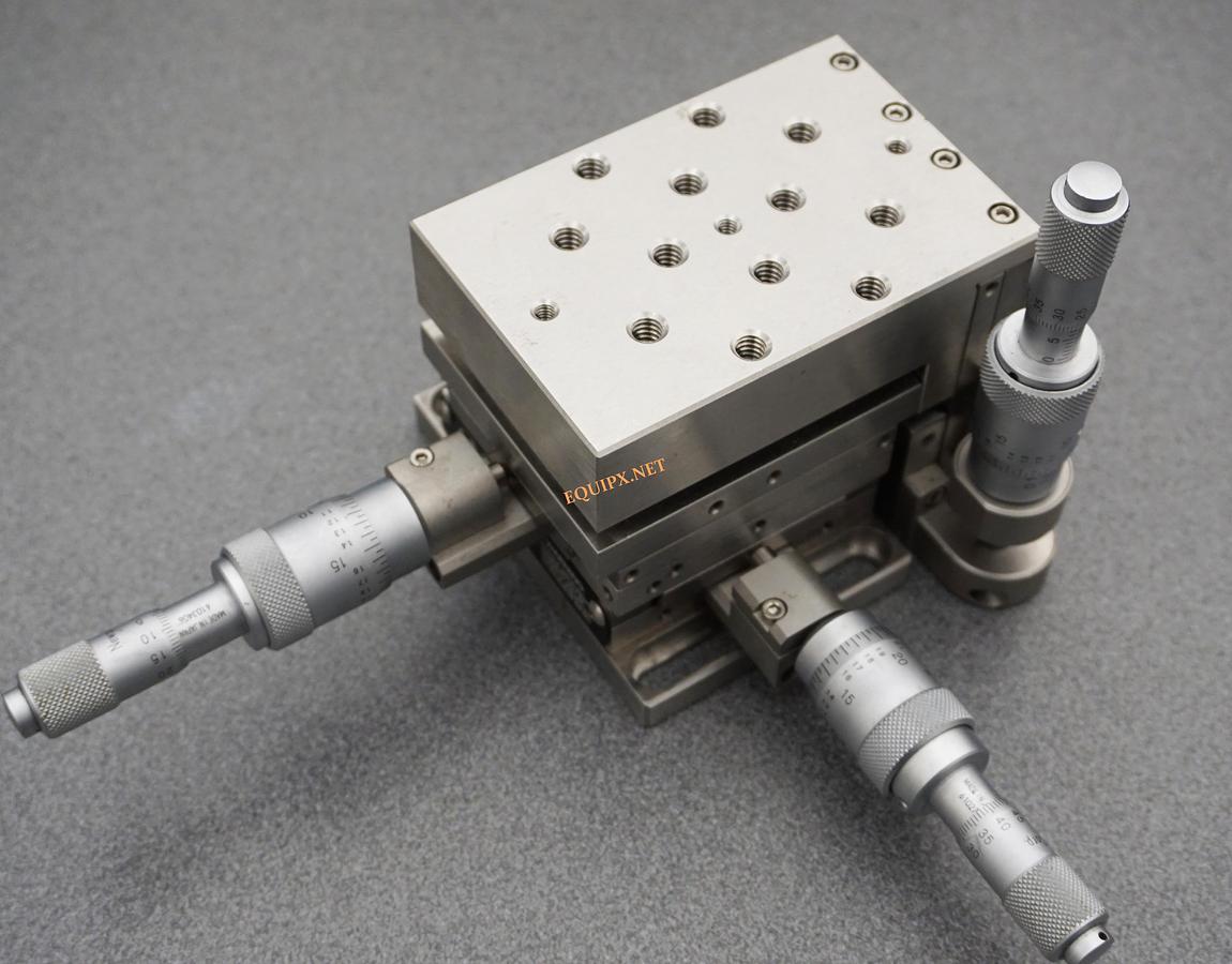 Used Newport 562-XYZ 3 axis stage with (3) DM13 differential micrometers