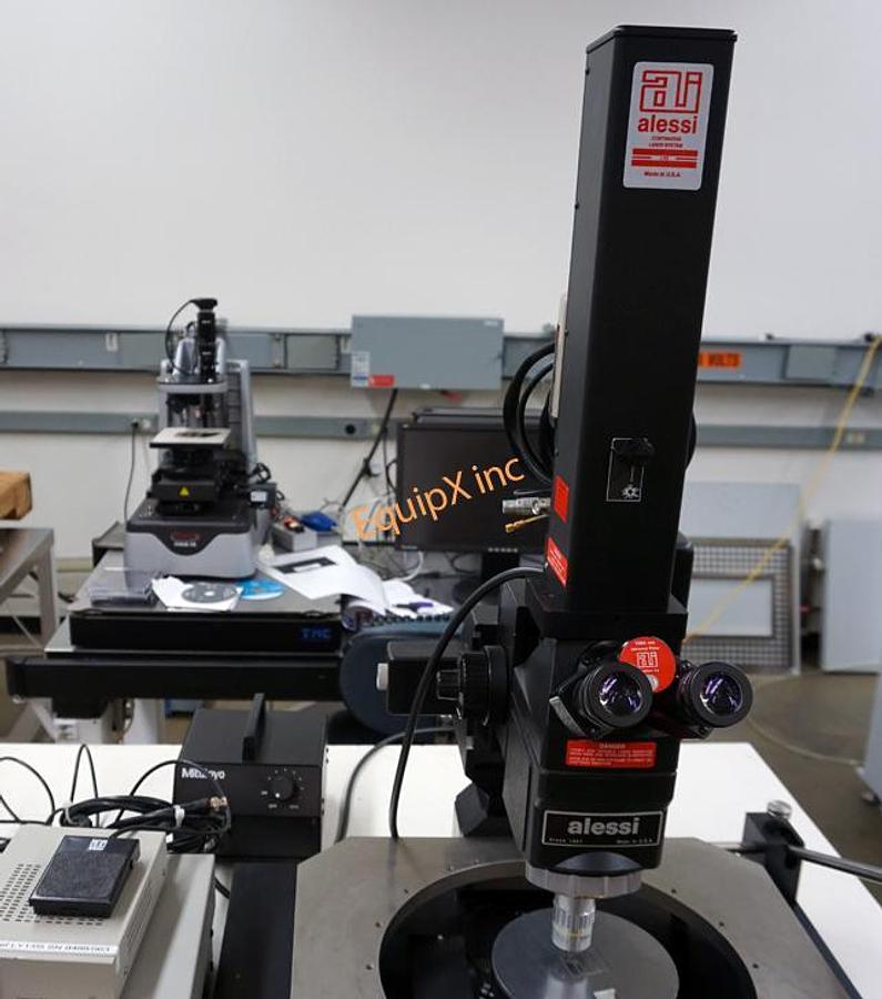 Used Alessi REL-4100 manual prober with LY1 1064nm laser cutting system