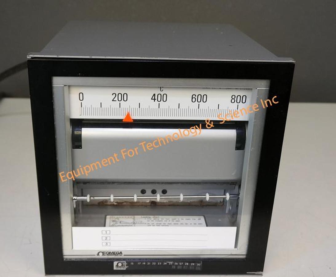Used Omega 180A Industrial Chart Recorder 0-800C