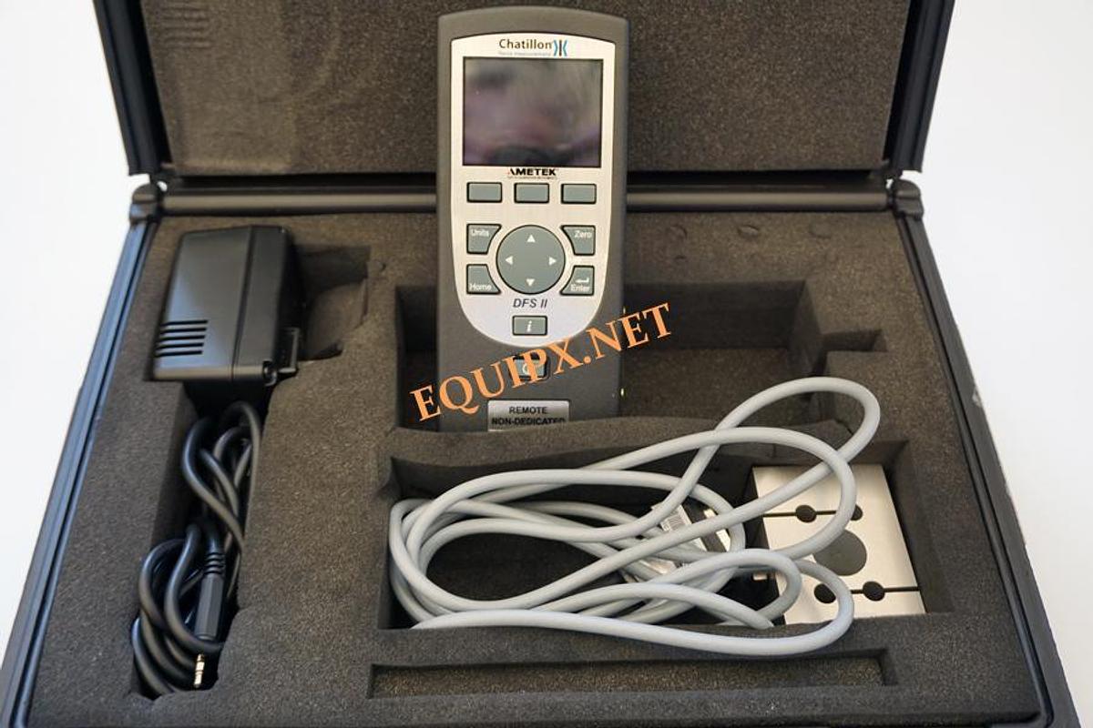 Used Ametek-Chatillon DFSII-RN-D display with SLC-0500 2500N remote load cell