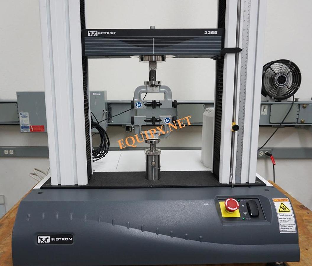 Used Instron 3365 with 5kN (1125lbs) capacity, 2kN load cell,  and PC with Bluehill 3 software  (2016)