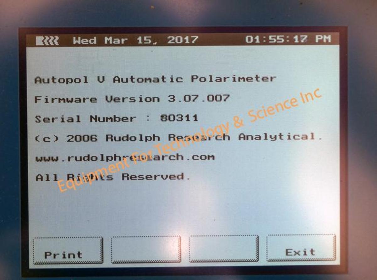 Used Rudolph Research Autopol V Polarimeter