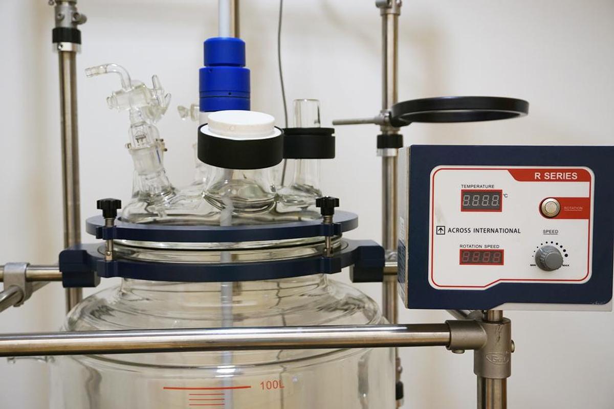 Used Across Int'l 100 liter single jacketed reactor