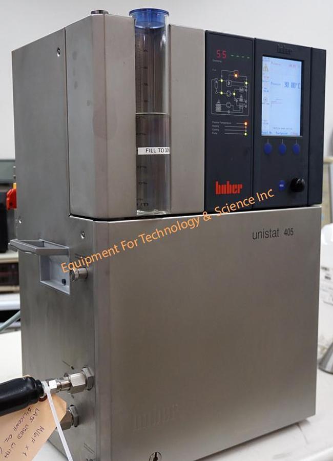 Used Huber Unistat 405, Air-cooled with Pilot One, Precision Heating/Cooling Unit -45C to 250C, 208 Volt, 60 Hz