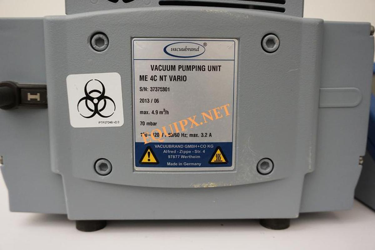 Used Vacuubrand ME 4C NT VARIO 2.6cfm with CVC-3000 controller- Refurbished
