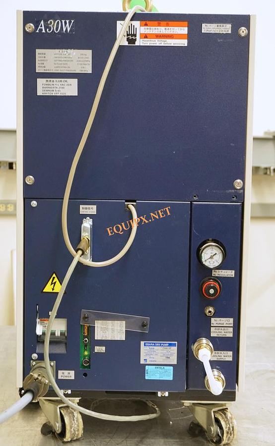 Used Ebara A30W 125cfm Dry Pump- Rebuilt- Tested to ultimate pressure <2mtorr