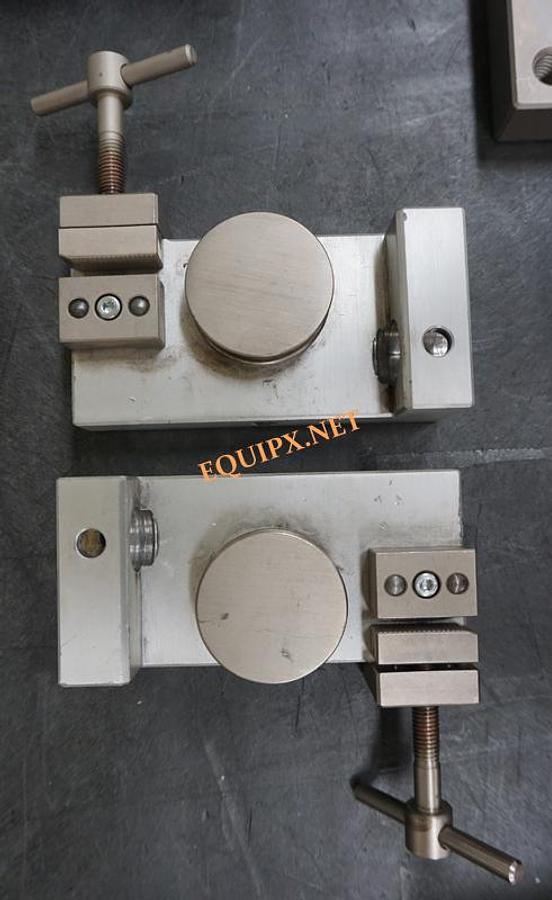 Used Mecmesin 10kN (2248 lbsf) Multitest 10i frame with Emperor software, vice grips and 2 load cells