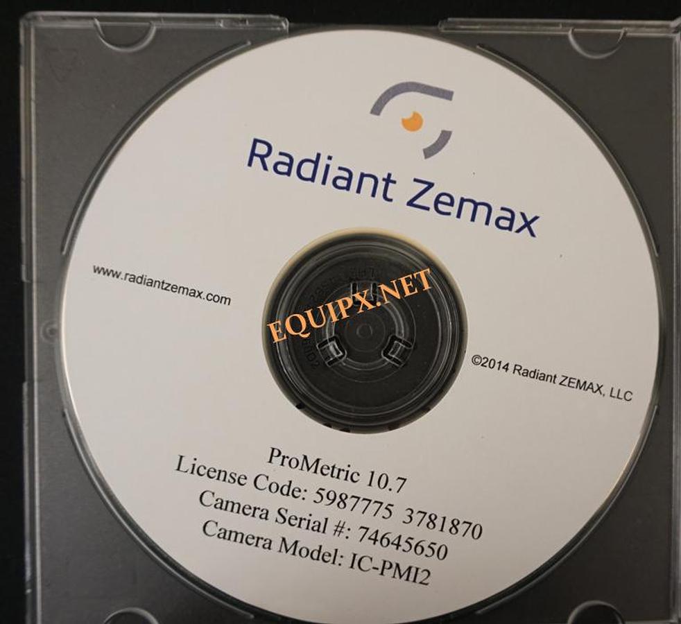 Used Radiant Vision 2mp Imaging Colorimeter IC-PMI2 with Canon EF 20mm f/2.8 wide angle lens