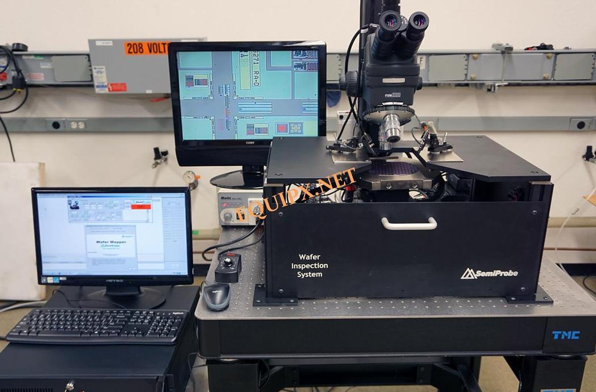 Used Semiprobe Diced wafer Inspection system with wafer mapping software