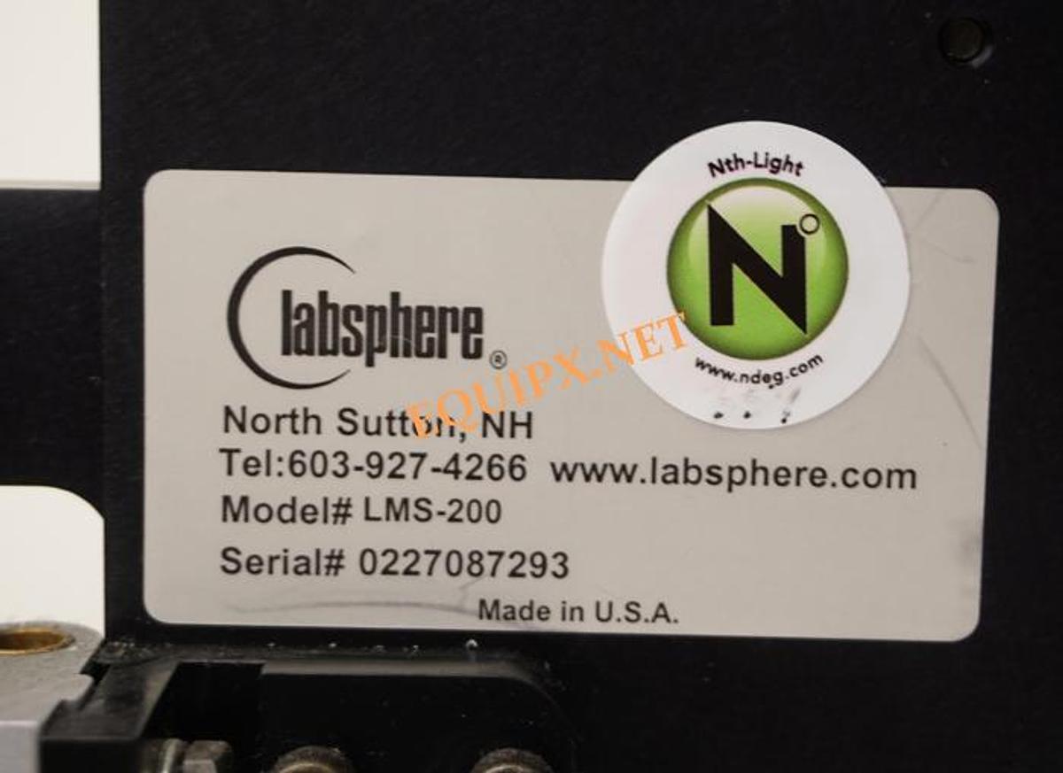 Used Labsphere LMS200 20 inch diameter integrating sphere with LPS-100-0260 and LPS-100-0307 power supplies
