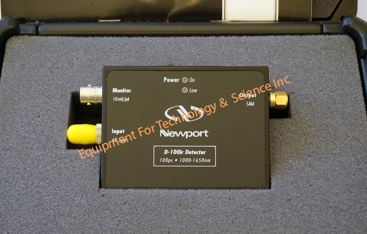 Used Newport D-100ir-ST Detector 950-1650nm
