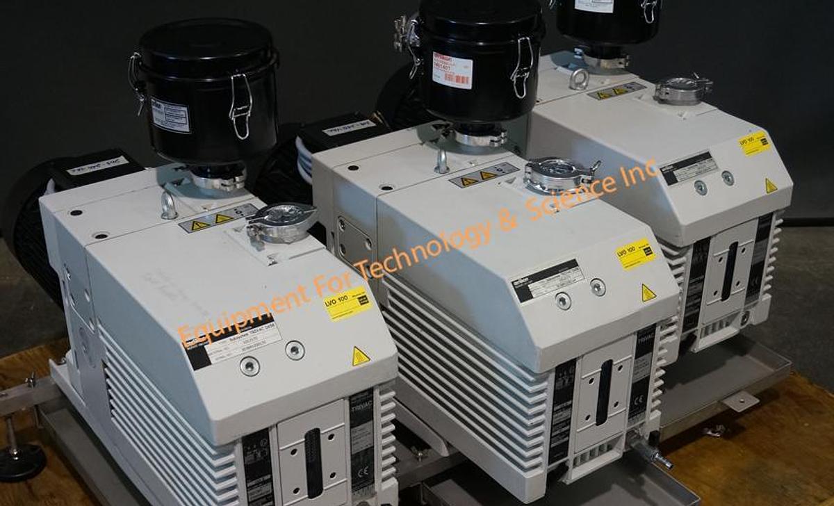 Used Oerlikon Leybold D65B rotary oil vacuum pump 44CFM
