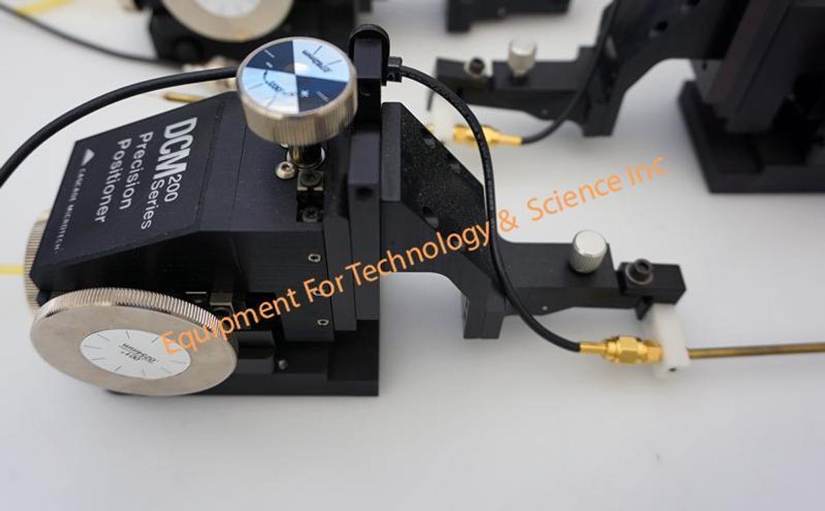 Used Cascade DCM-210V Micropositioners with vacuum base and 100TPI - set of 4