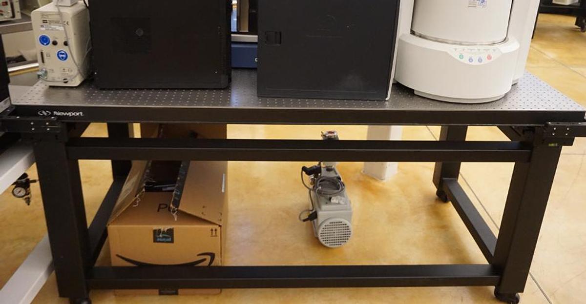 Used 2020 Newport VIS3672-SG2-325N Isostation with 3'x6' breadboard on stand (non-isolated)