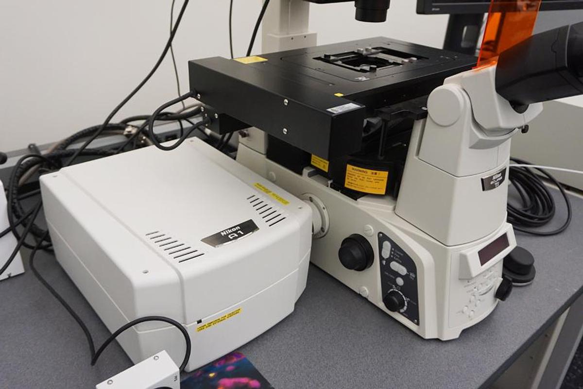 Used Nikon A1/Ti-E Fluorescence Confocal Microscope