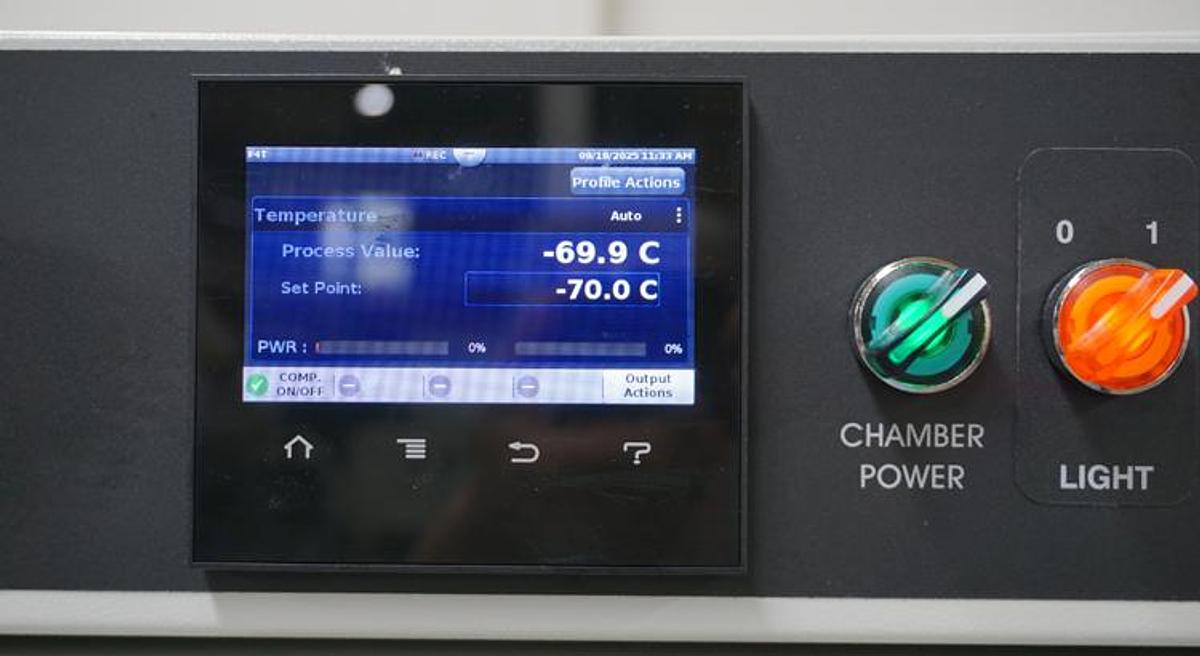 Used TPS Tenney TJR, -68 to 200C, Ethernet and USB Ports, 115v