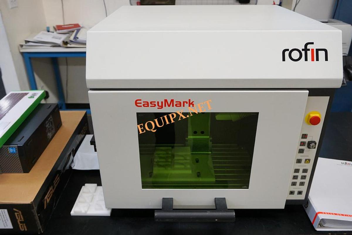 Used Coherent ROFIN EASYMARK E10:  180x180mm marking area, 15W, 1064 YAG laser