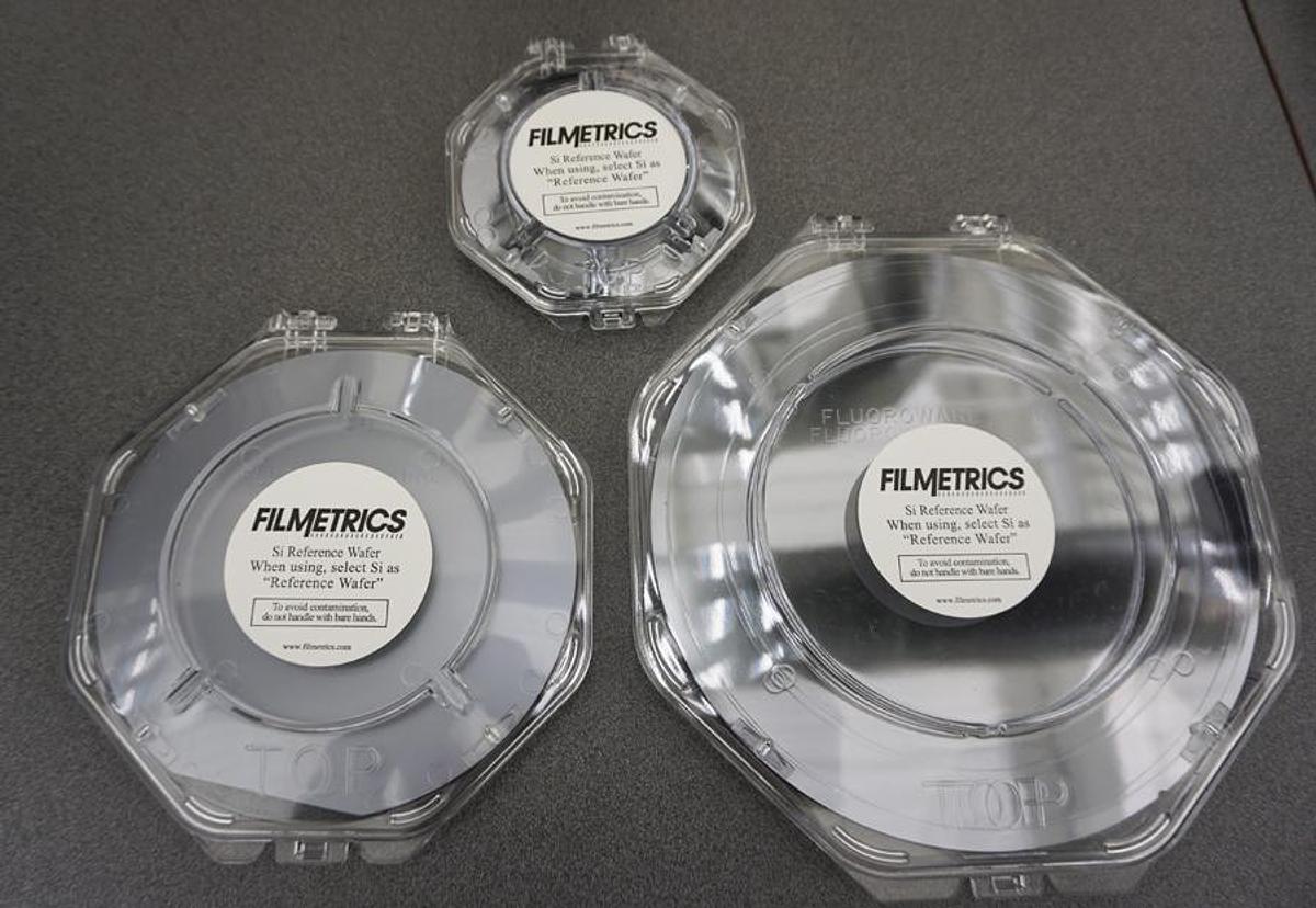Used Filmetrics Silicon Reference wafers 4"/6"/8"
