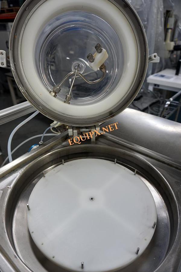 Used CEE100 developer with dual nozzles, 200mm wafer chuck, and base cabinet