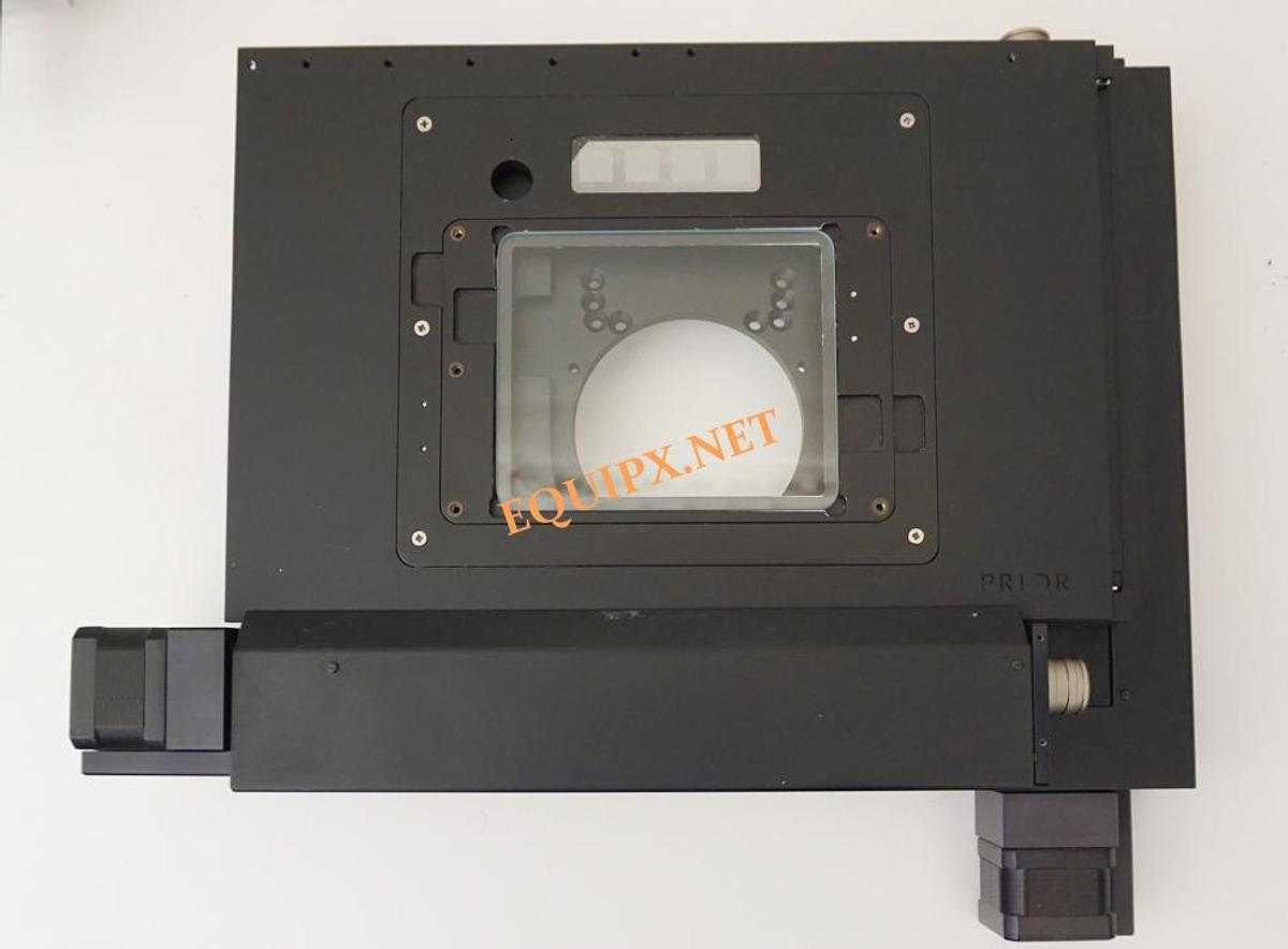Used Prior Scientific H105/2U motorized  6x6 XY stage  with PROSCAN II controller and focus drive