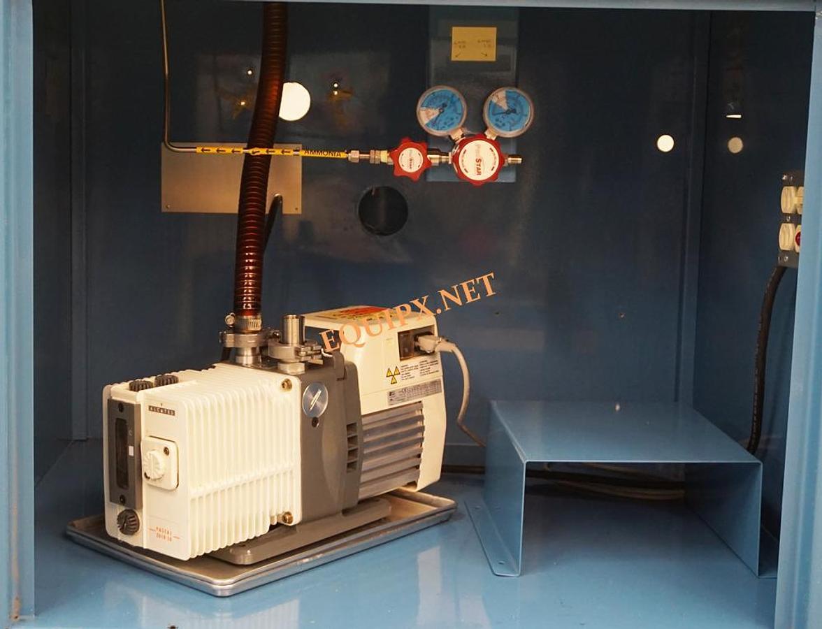 Used Yield Engineering Dual Function YES-58D HMDS and image reversal oven with Alcatel SD2010 pump and cabinet