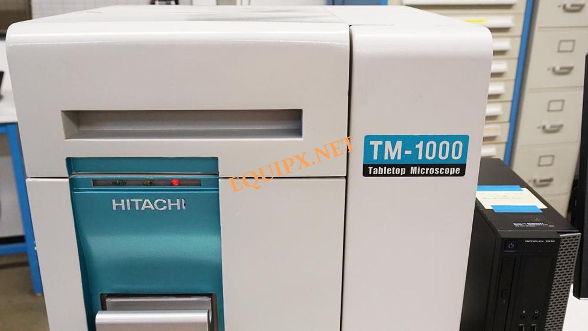 Used Hitachi TM1000 Desktop SEM with manual stage