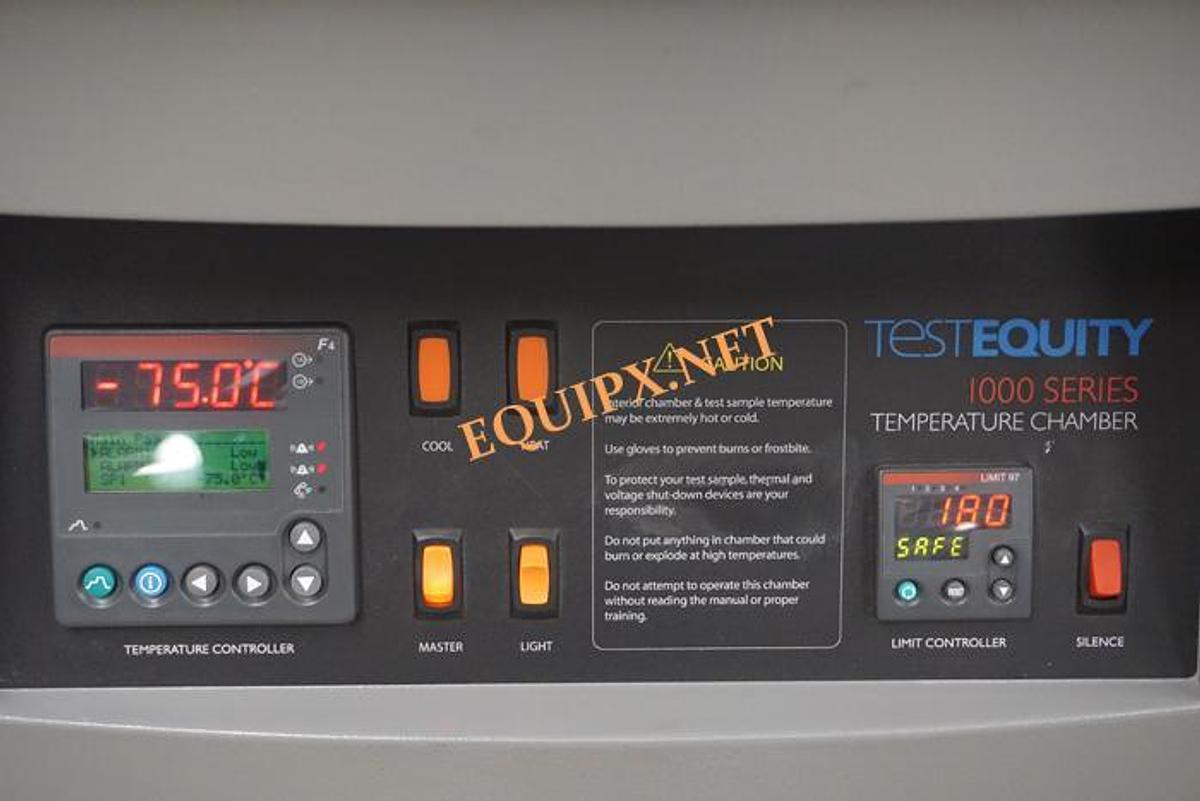 Refurbished Test Equity 1007C 7 cu ft Temperature chamber Range -70C to +175C, Watlow F4 controller
