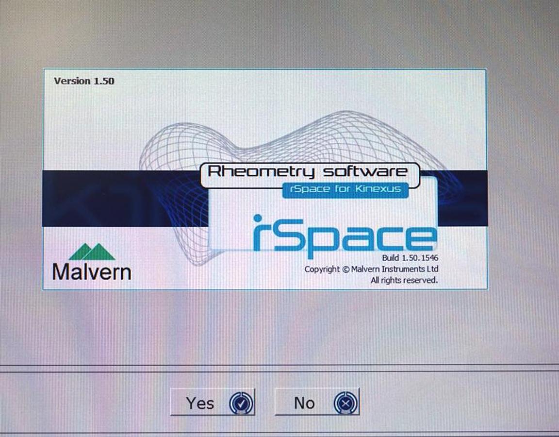 Used Malvern Kinexus PRO rheometer (2010)