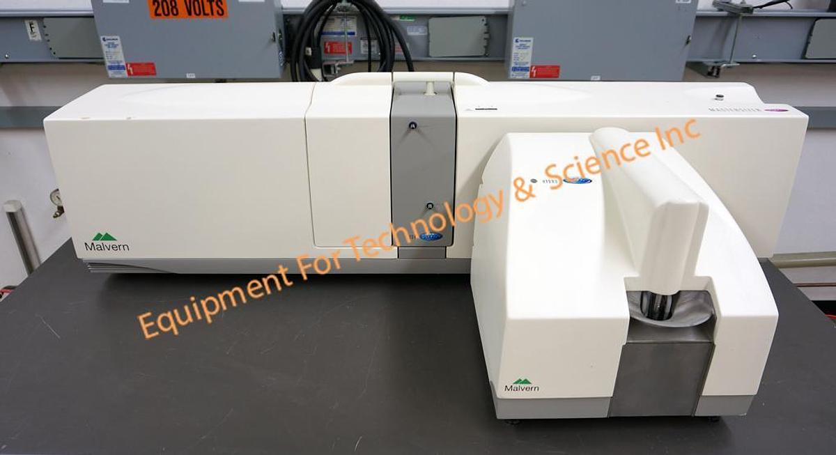Used Malvern Mastersizer 2000 with 2000S Hydro liquid sampler .02-2000um (2011)