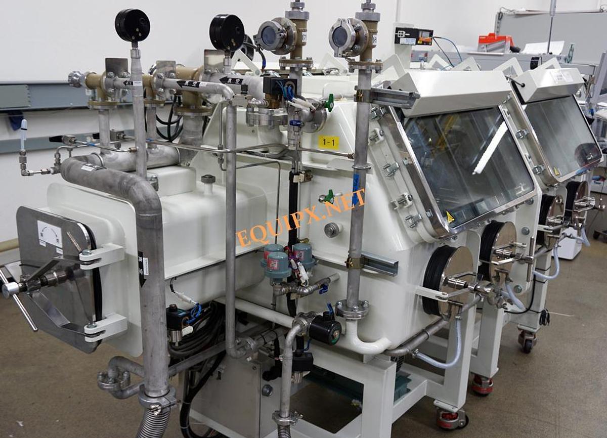 Used MIWA vacuum glovebox with purifier - Lithium battery research