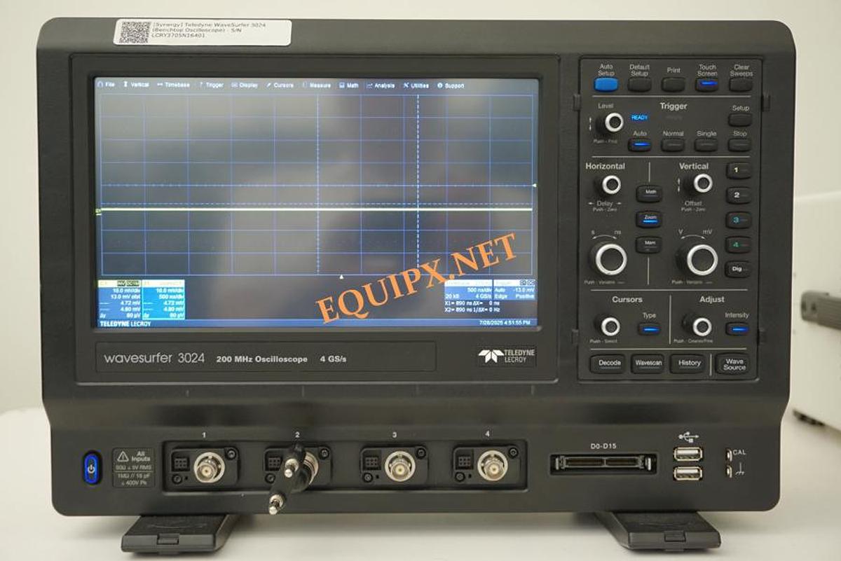 Used Teledyne Lecroy Wavesurfer WS3024 200 MHz 4 Channel Oscilloscope