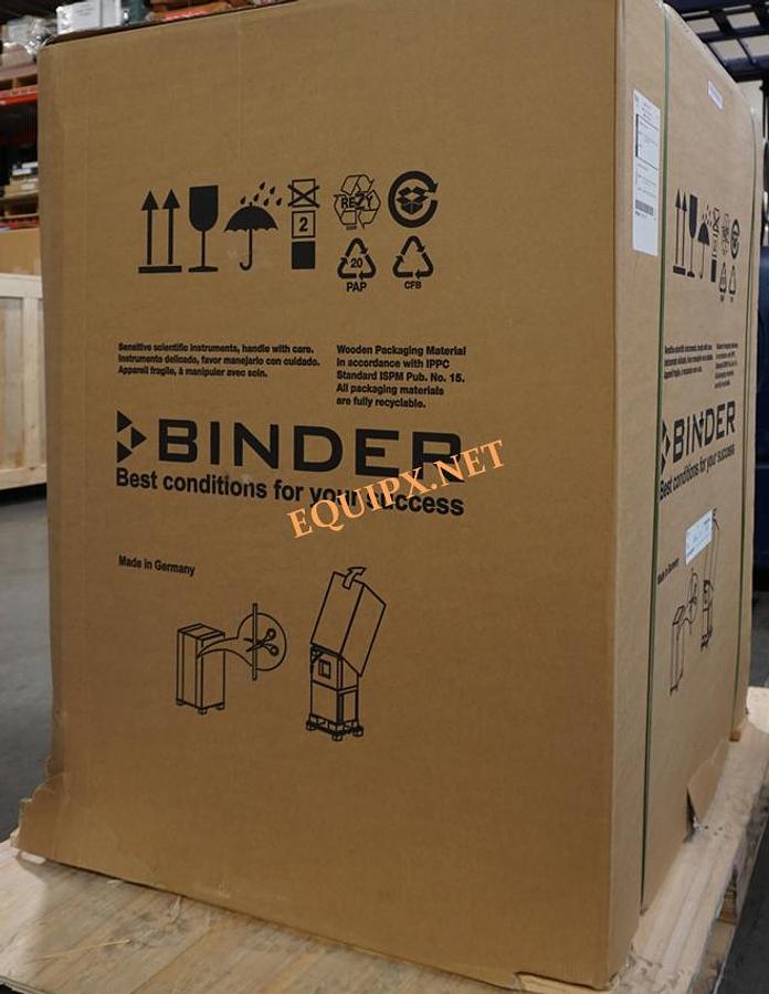 Used 2022 Binder VDL115 vacuum drying oven for flammable solvents max 200C (NEW UNUSED)