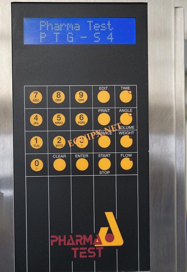 Used Pharma Test PTG-S4 Auto Powder Characterization System